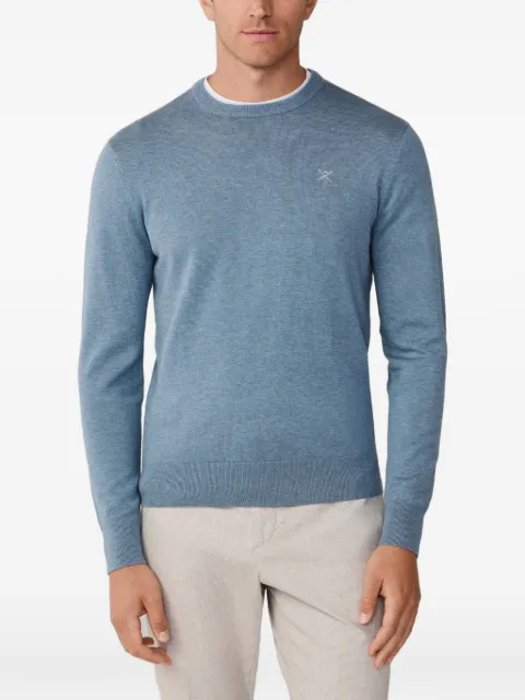 Hackett London embroidered crew-neck sweater