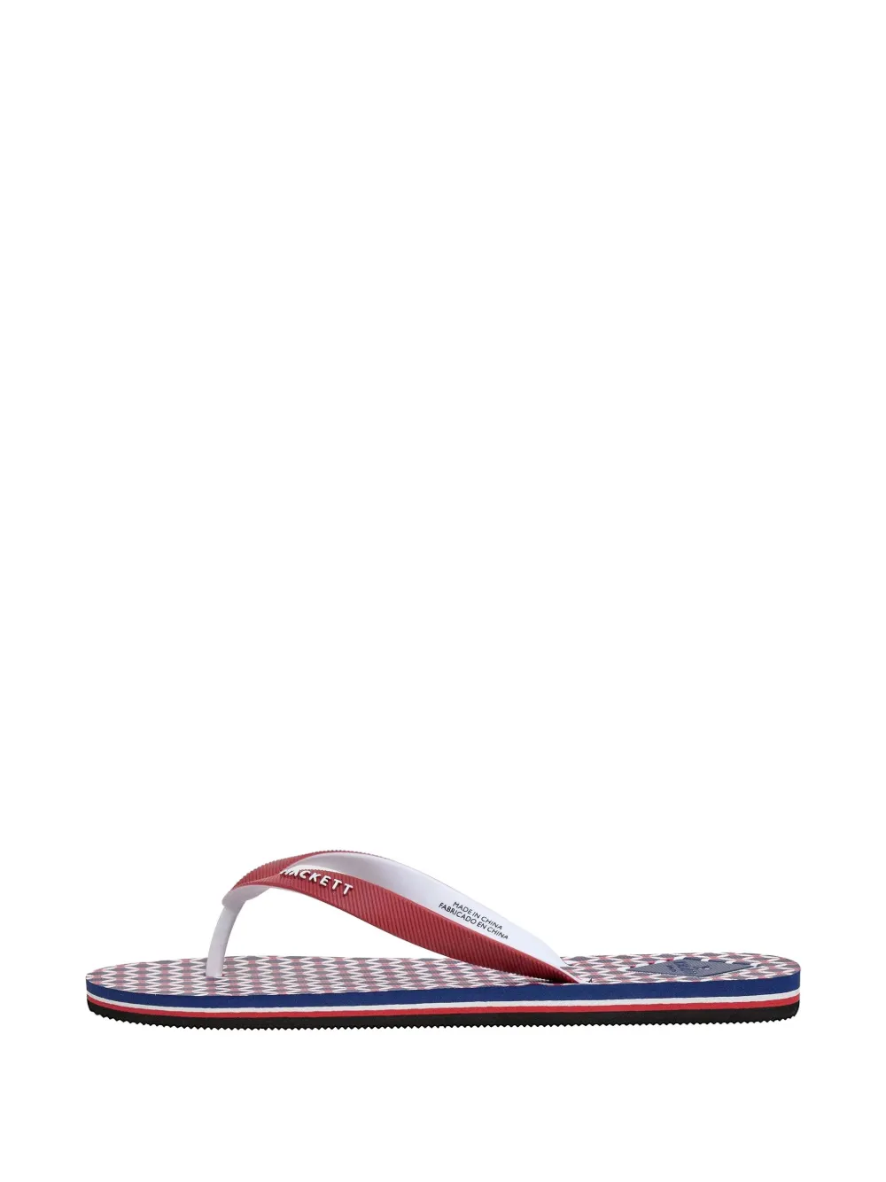 Hackett London Capri Breeze Flip-Flops mit Print - Rot