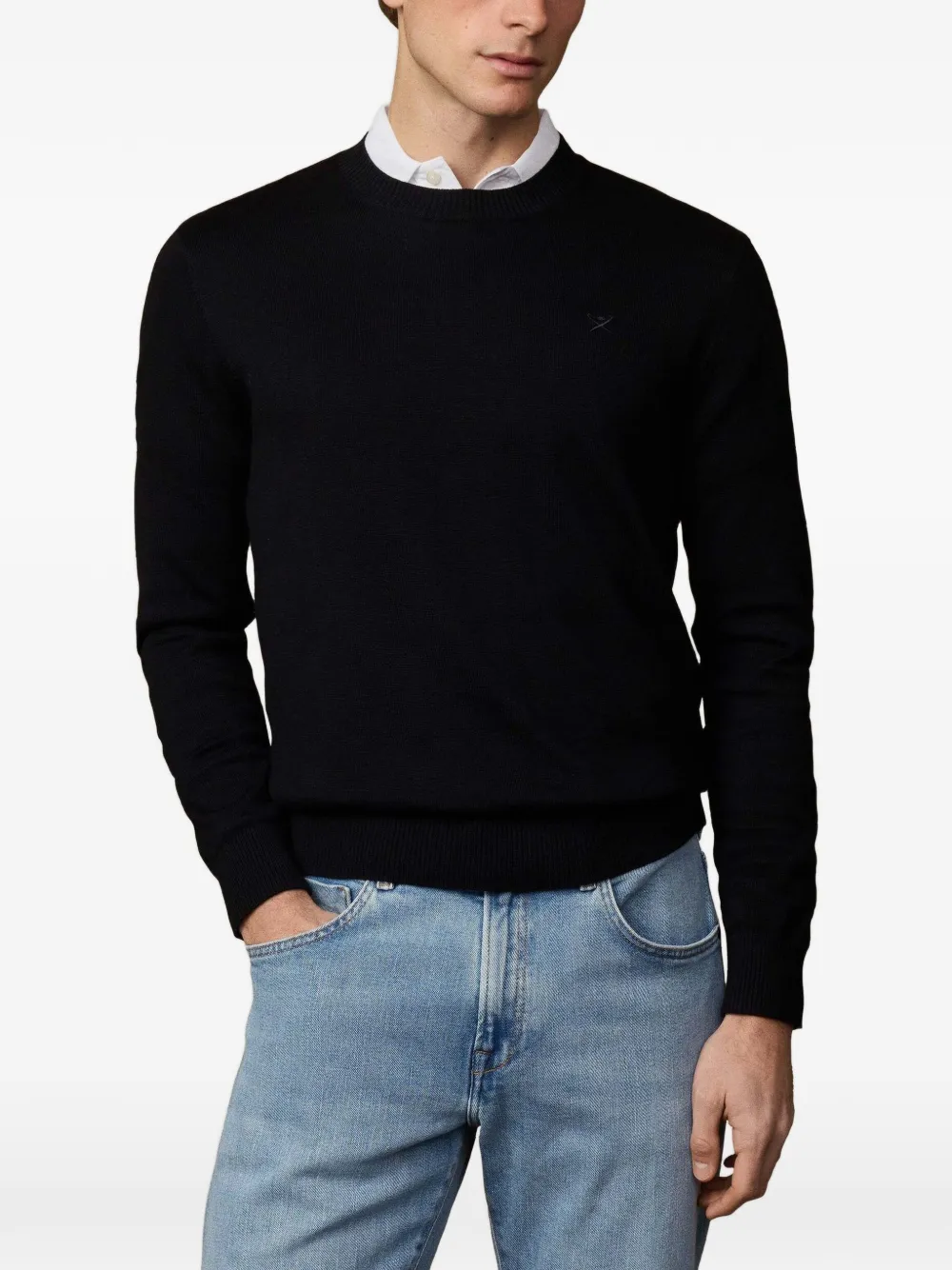 Hackett London エンブロイダリー セーター | ブラック | Image 1