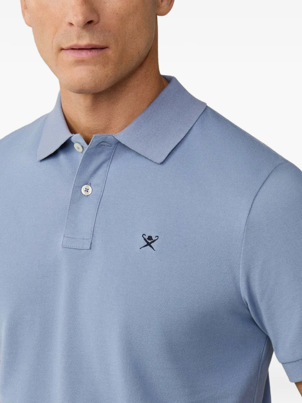 Hackett London Poloshirt met korte mouwen Blauw
