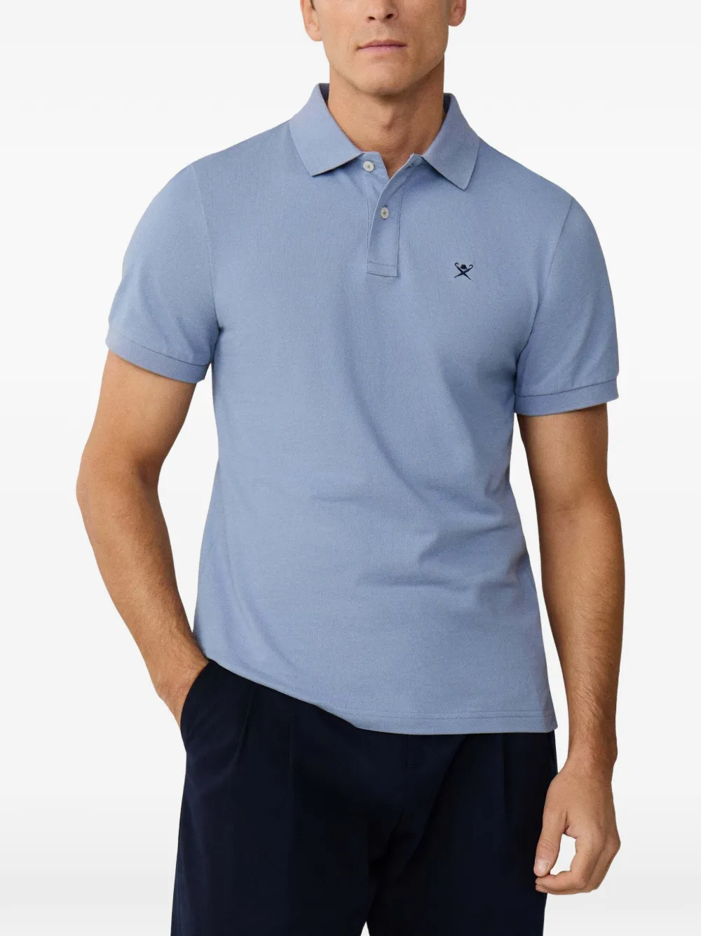 Hackett London Poloshirt met korte mouwen Blauw