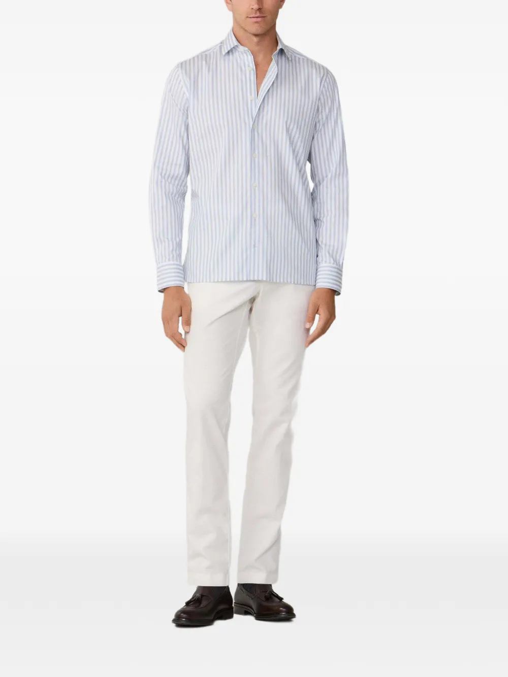  Hackett Camisa A Rayas - Azul 