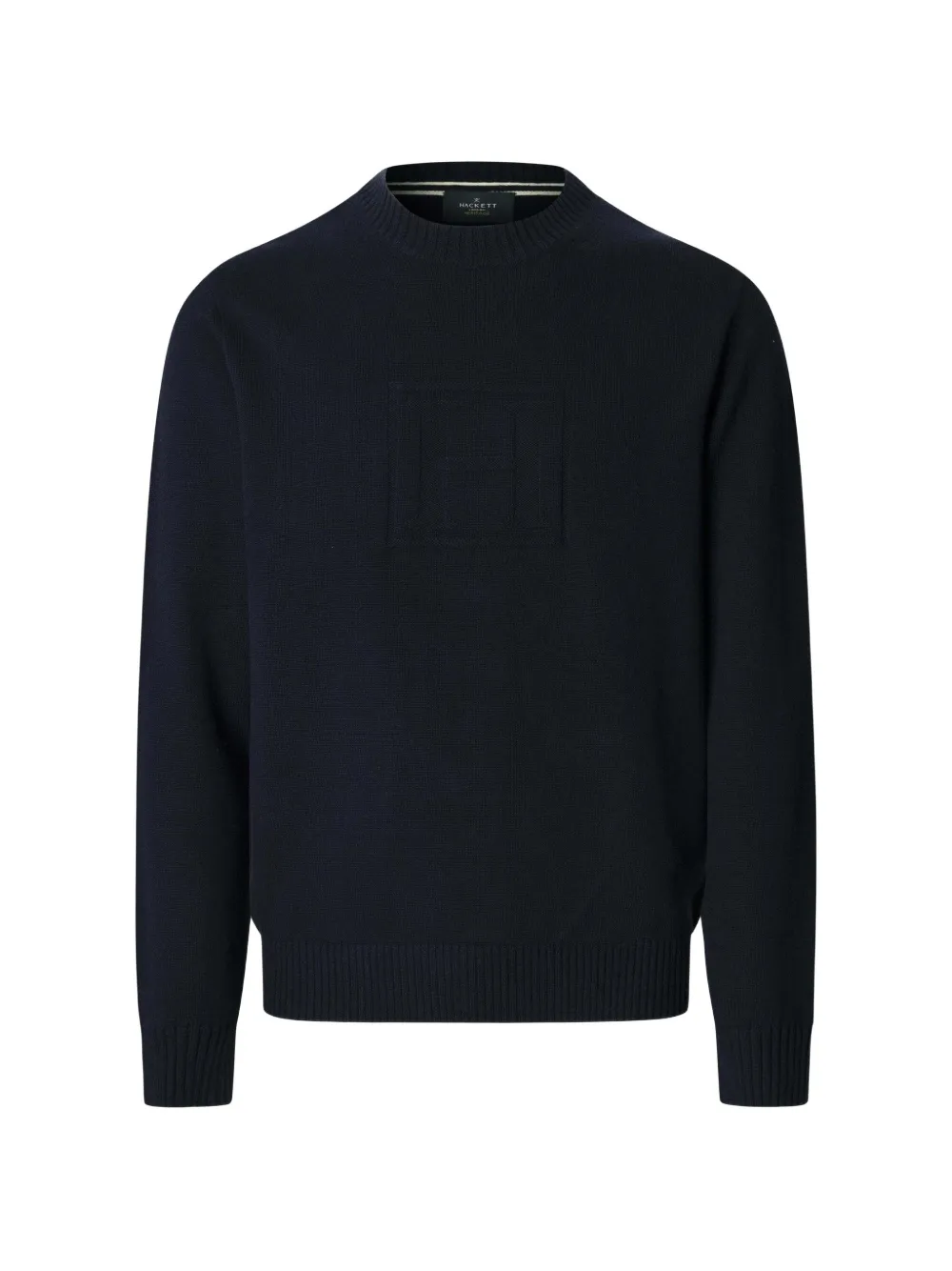 Hackett Heritage-h Crew-neck Sweater In Blue