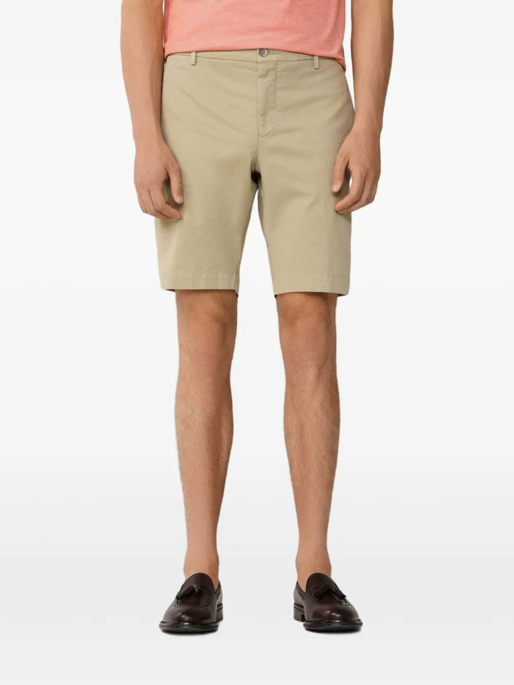 Hackett Kensington Slim-fit Chino Shorts In Neutral