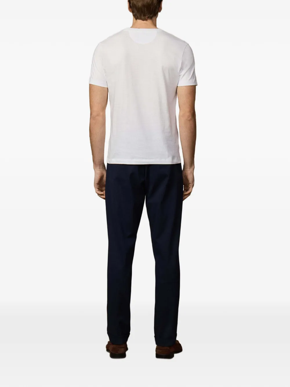 Hackett Logo-print Jersey T-shirt In White