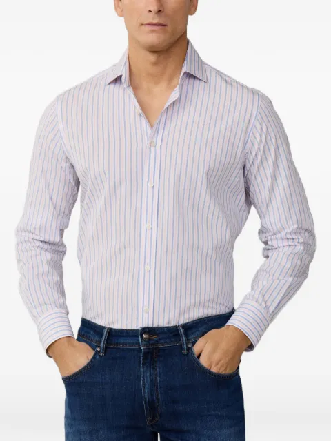 Hackett London camisa con rayas estampadas