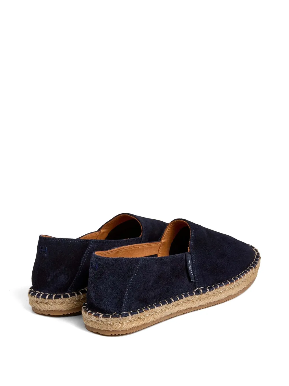 Hackett London Baywatch suède espadrilles Blauw