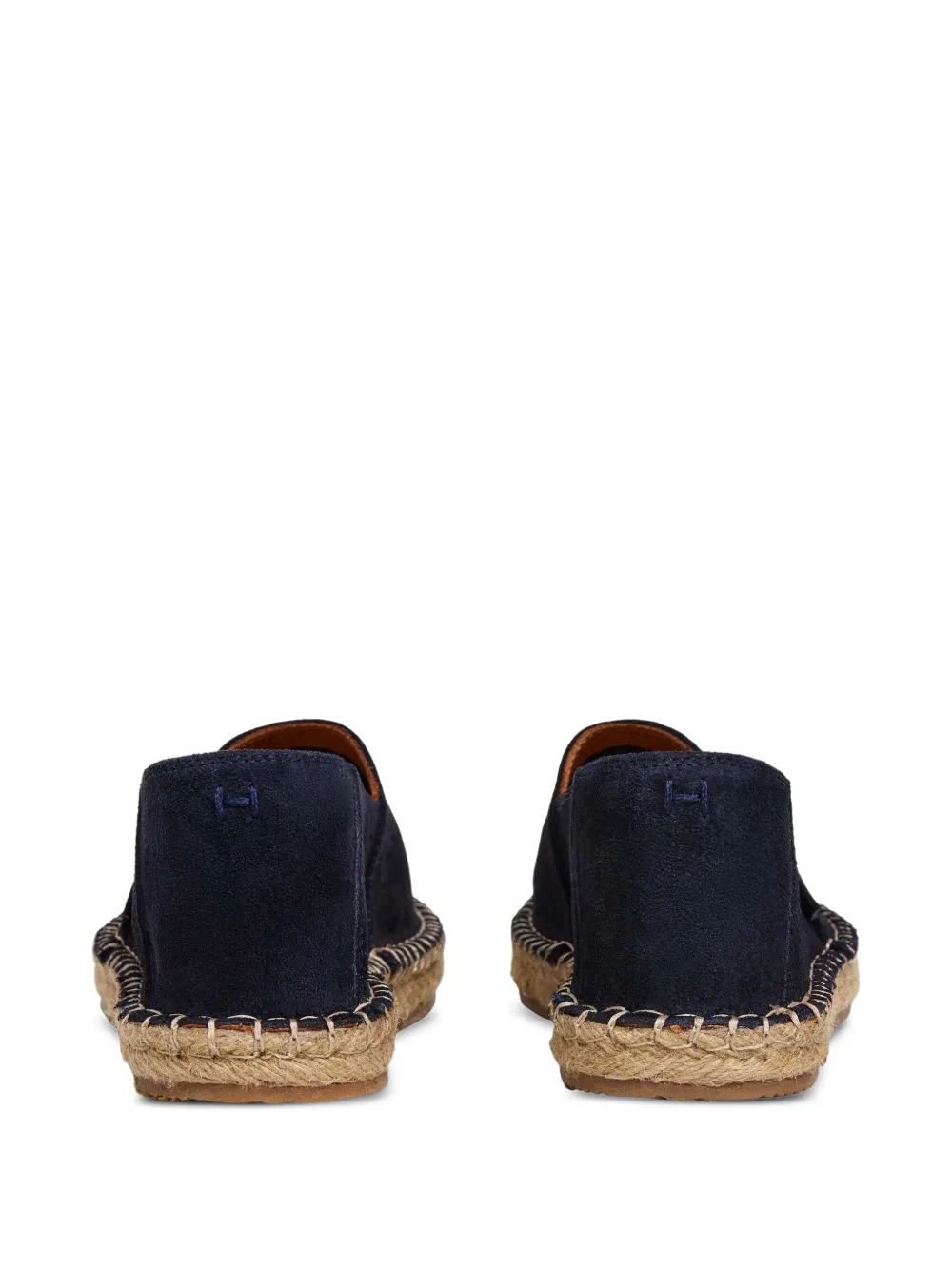 Hackett London Baywatch suède espadrilles Blauw