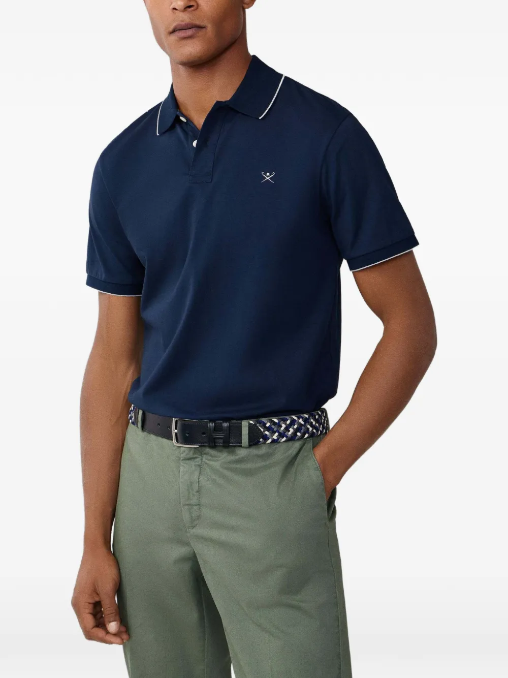 Hackett London Poloshirt met korte mouwen Blauw