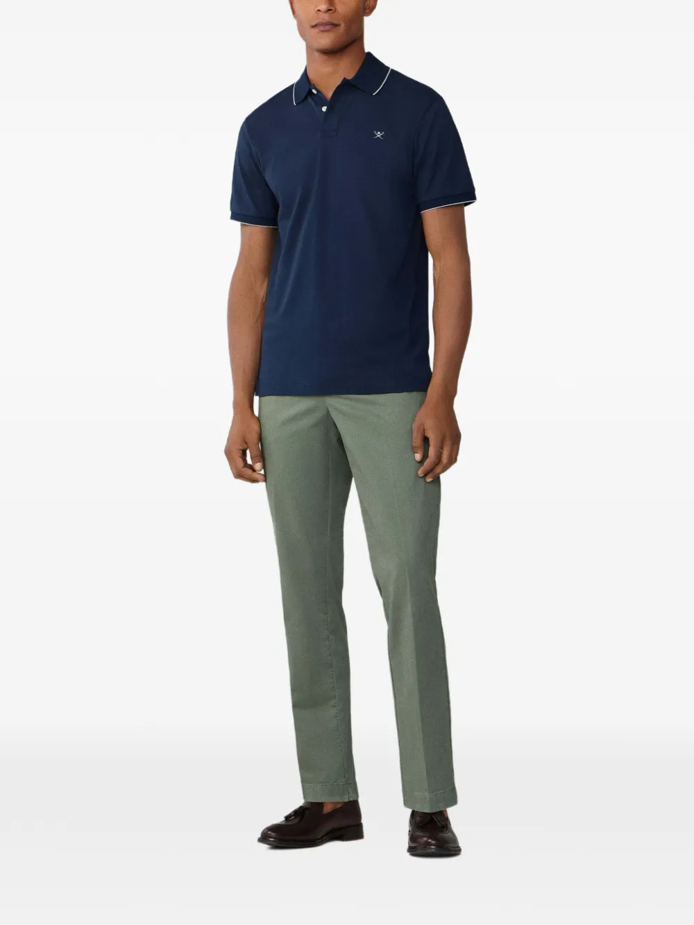 Hackett London Poloshirt met korte mouwen Blauw