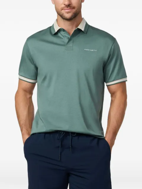 Hackett London HS Club tipped-trim polo shirt