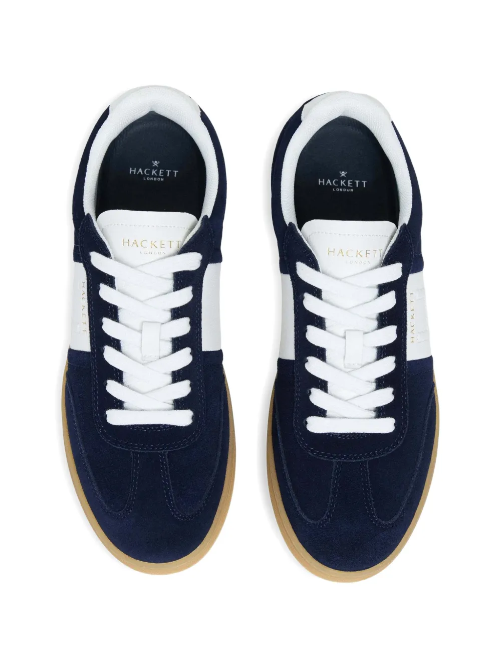 Hackett London Harper sneakers Blauw
