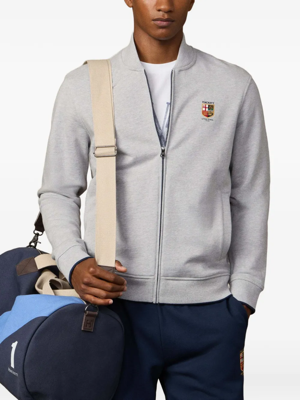 Hackett London Heritage LRC trui Grijs