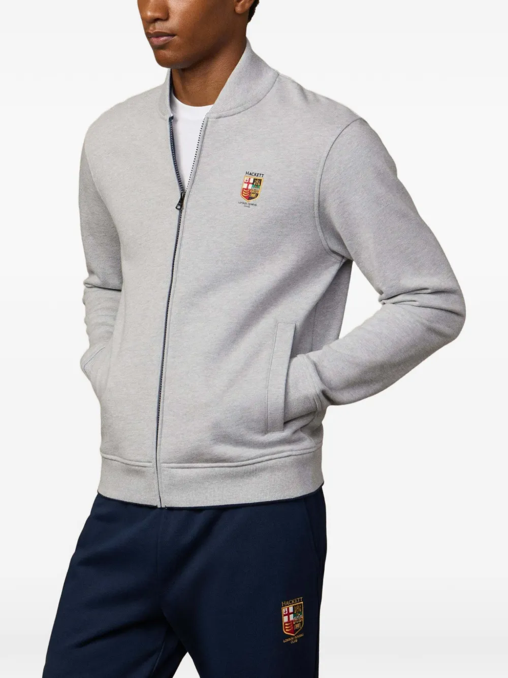 Hackett London Heritage LRC trui Grijs