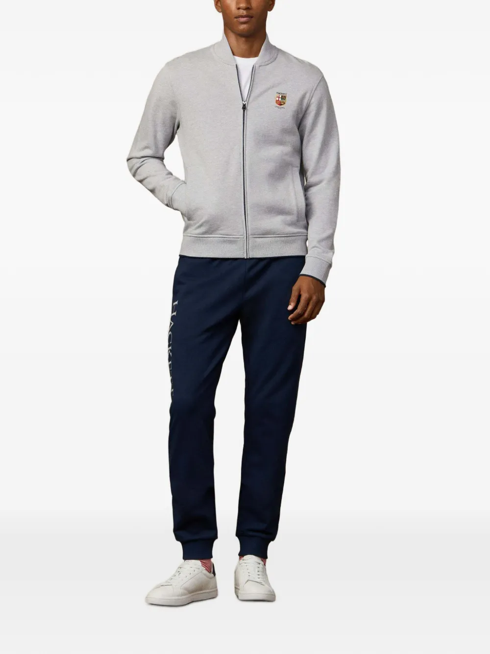 Hackett London Heritage LRC trui Grijs