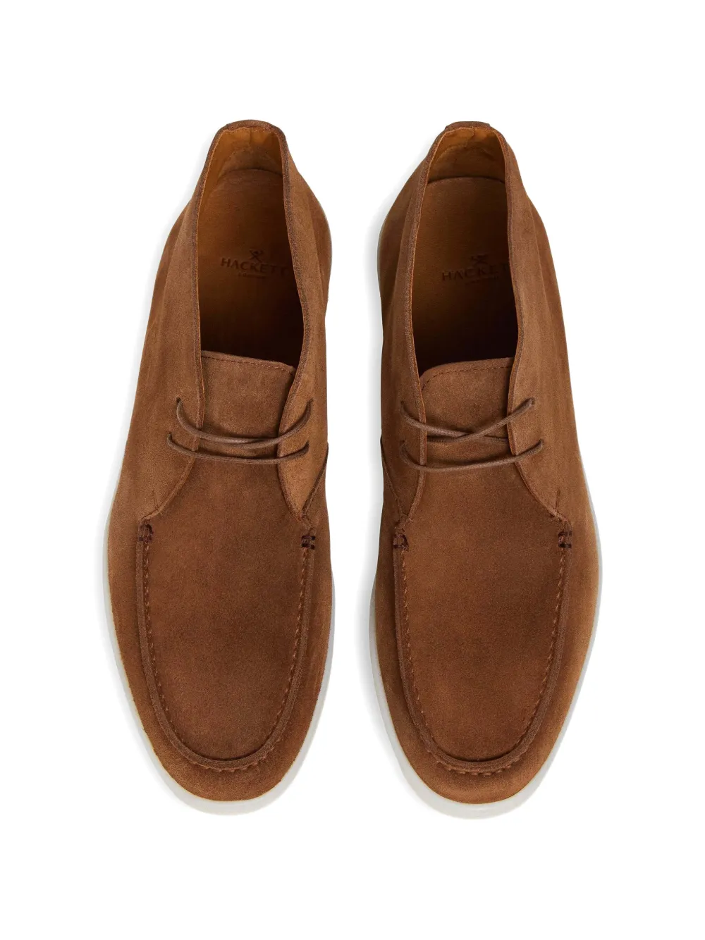 Hackett London Martins suède bootschoenen Bruin
