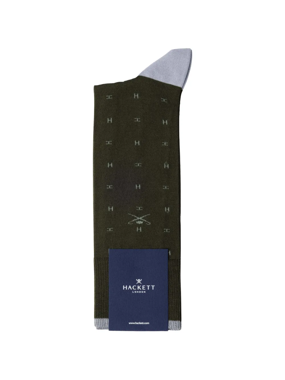 Hackett London носки с жаккардовым логотипом | зеленый | Image 1