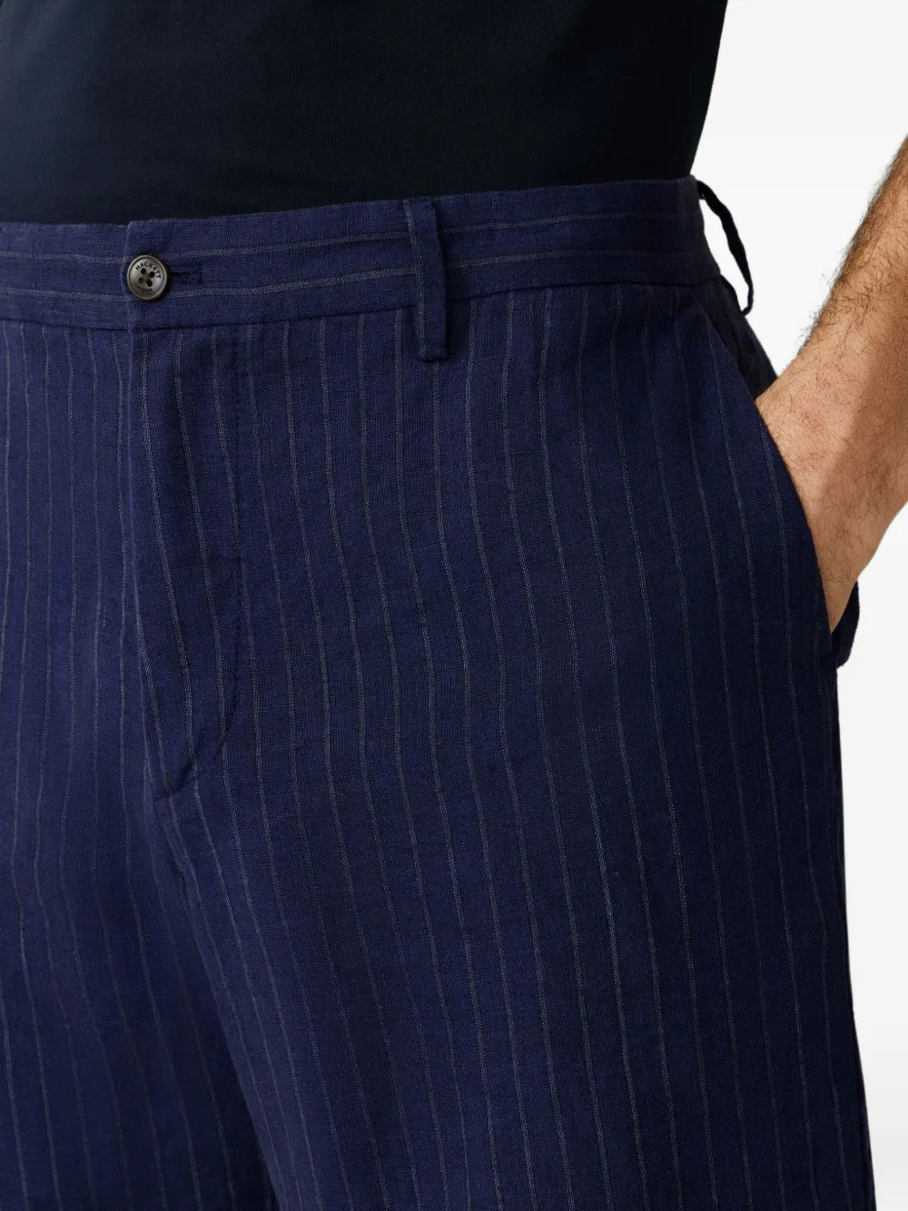 Hackett London Sanderson shorts met krijtstreep Blauw