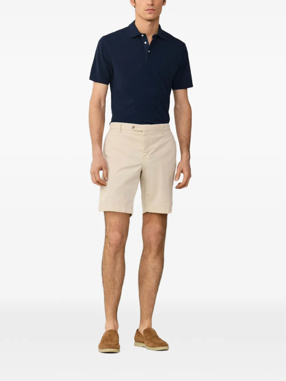 Hackett London Kensington slim-fit shorts Beige