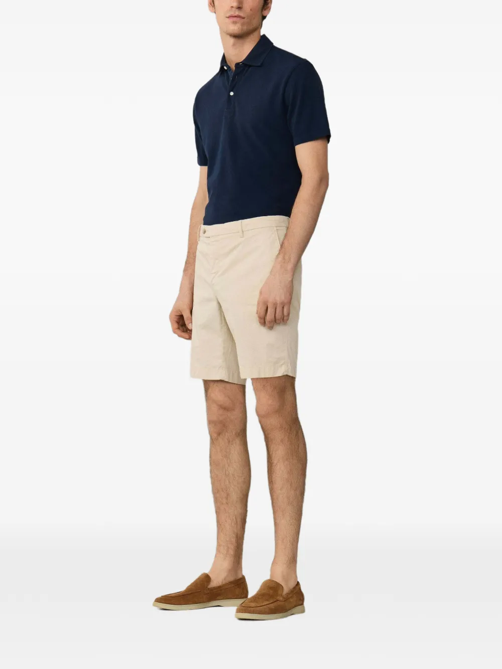 Hackett London Kensington slim-fit shorts Beige