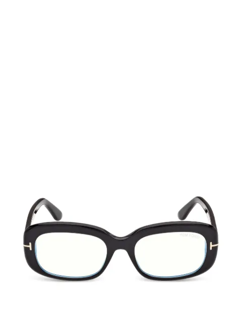 TOM FORD Eyewear T-logo rectangle-frame glasses