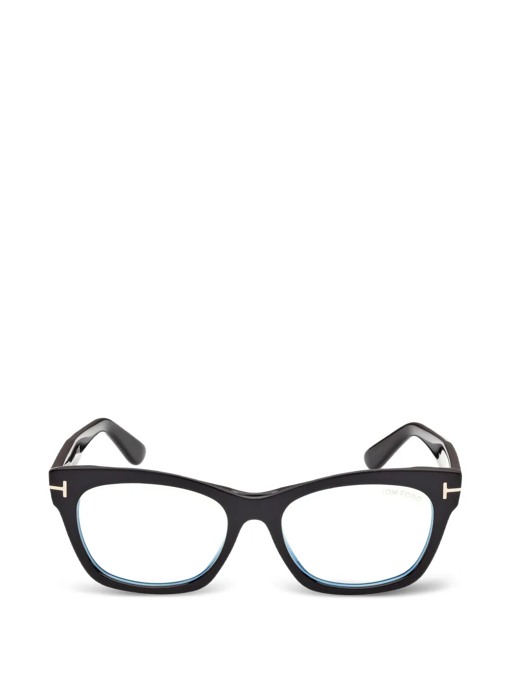 TOM FORD Eyewear T-logo cat-eye glasses - Nero