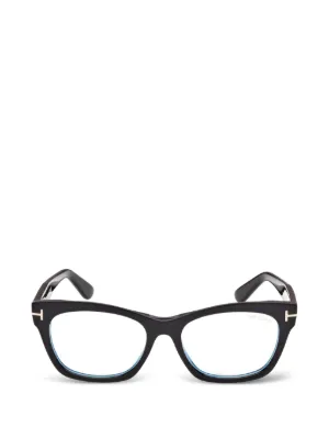 TOM FORD Eyewear キャットアイメガネフレーム | ブラック | FARFETCH JP
