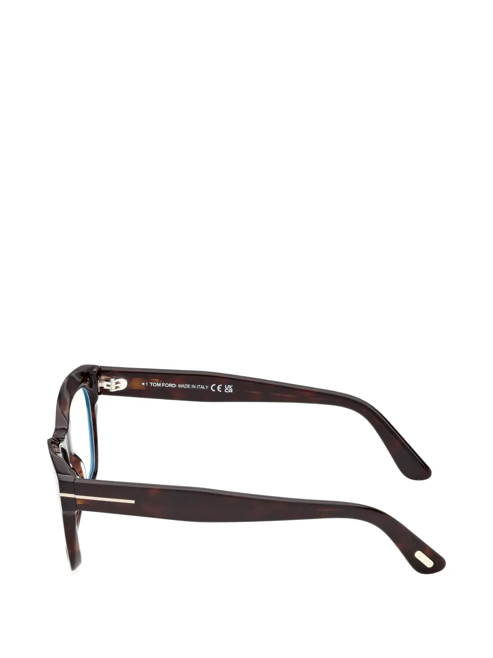 TOM FORD Eyewear Bril met schildpadschild-effect Bruin