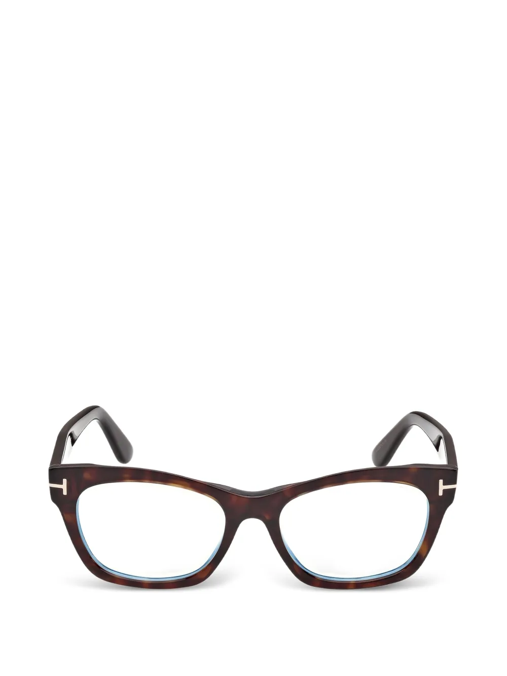 TOM FORD Eyewear tortoiseshell-effect cat-eye glasses - Marrone