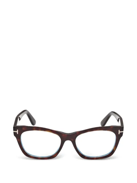 TOM FORD Eyewear lentes con armazón cat eye estilo carey