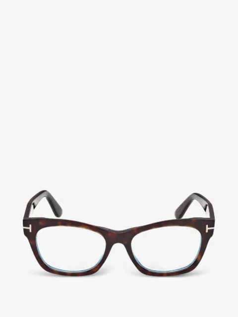 TOM FORD Eyewear lentes con armazón cat eye estilo carey