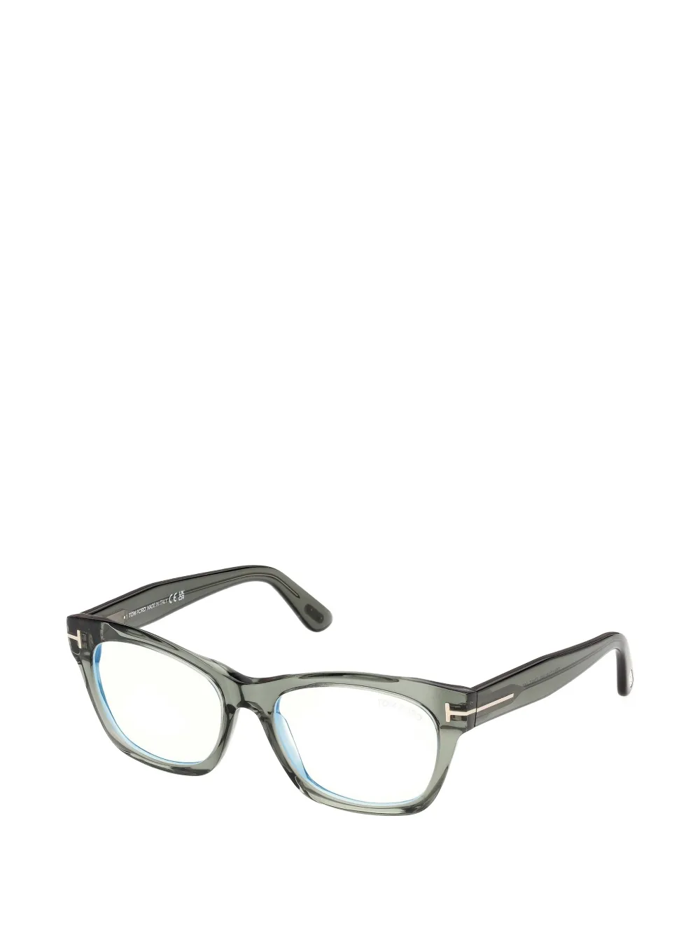 TOM FORD Eyewear Bril met cat-eye montuur Groen