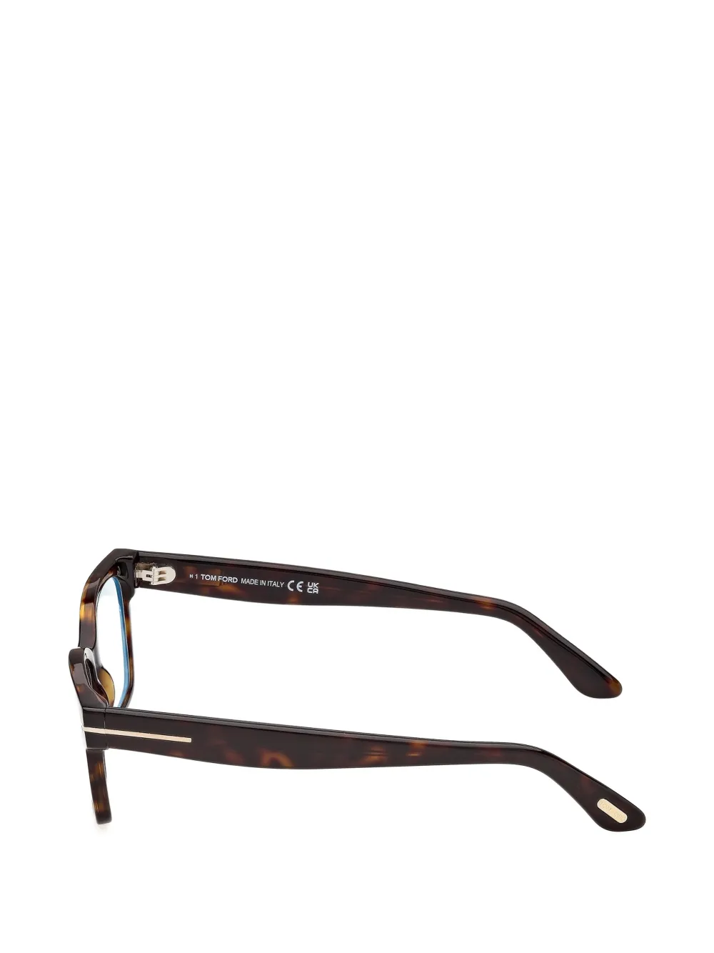 TOM FORD Eyewear Bril met schildpadschild-design Bruin
