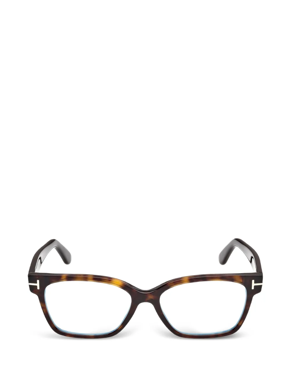 TOM FORD Eyewear tortoiseshell-effect cat-eye glasses - Marrone