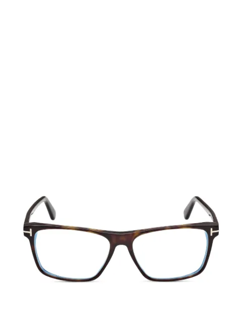 TOM FORD Eyewear T-logo rectangle-frame glasses