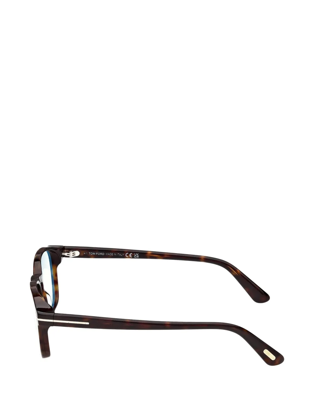 TOM FORD Eyewear Bril met schildpadschild-design Bruin
