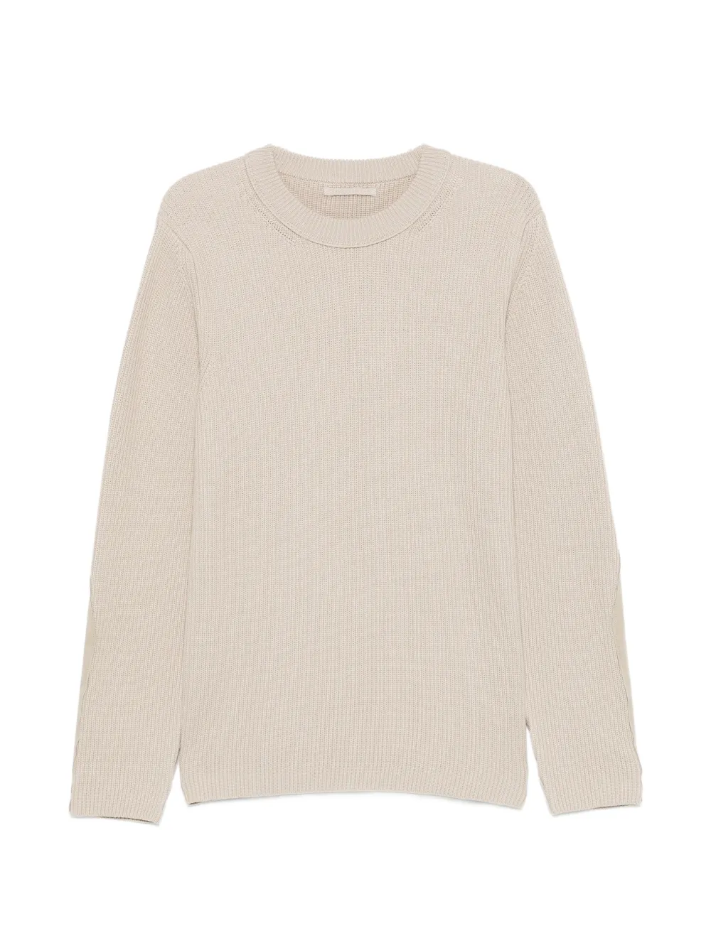 Ten C ribbed-knit panelled sweater - Nude