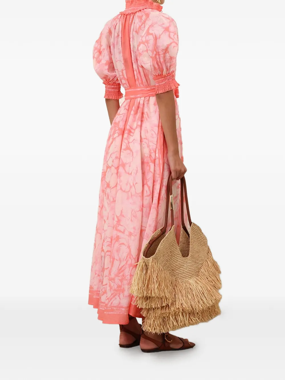 ZIMMERMANN Indra maxi-jurk Roze