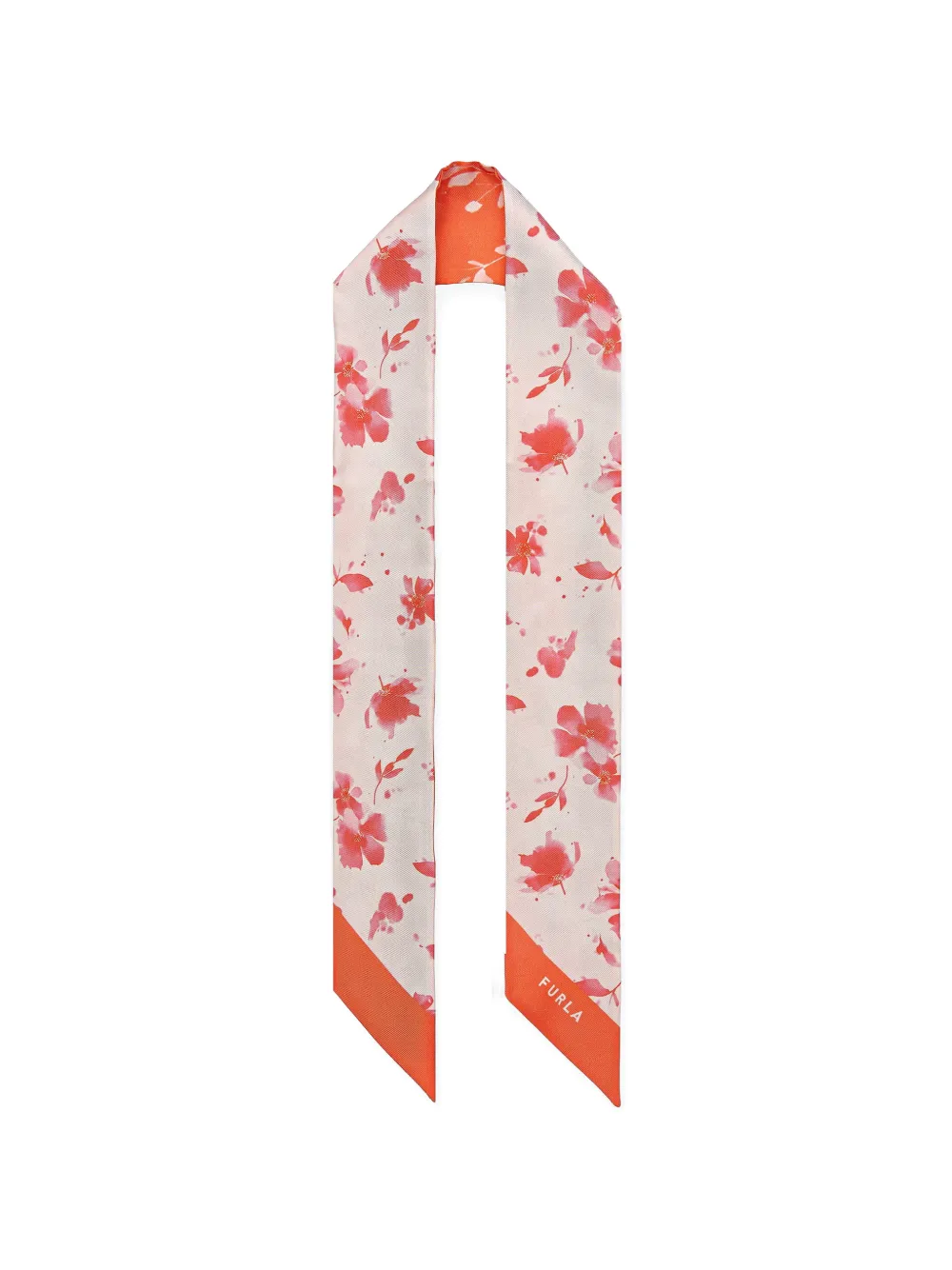 Furla Metropolis floral-print silk bandeau - Rosa