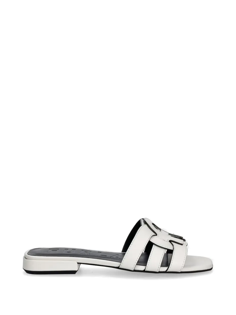Furla Summer cut-out sandals - Bianco