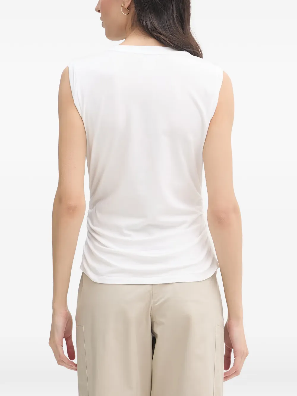 DKNY Top met geborduurd logo Wit