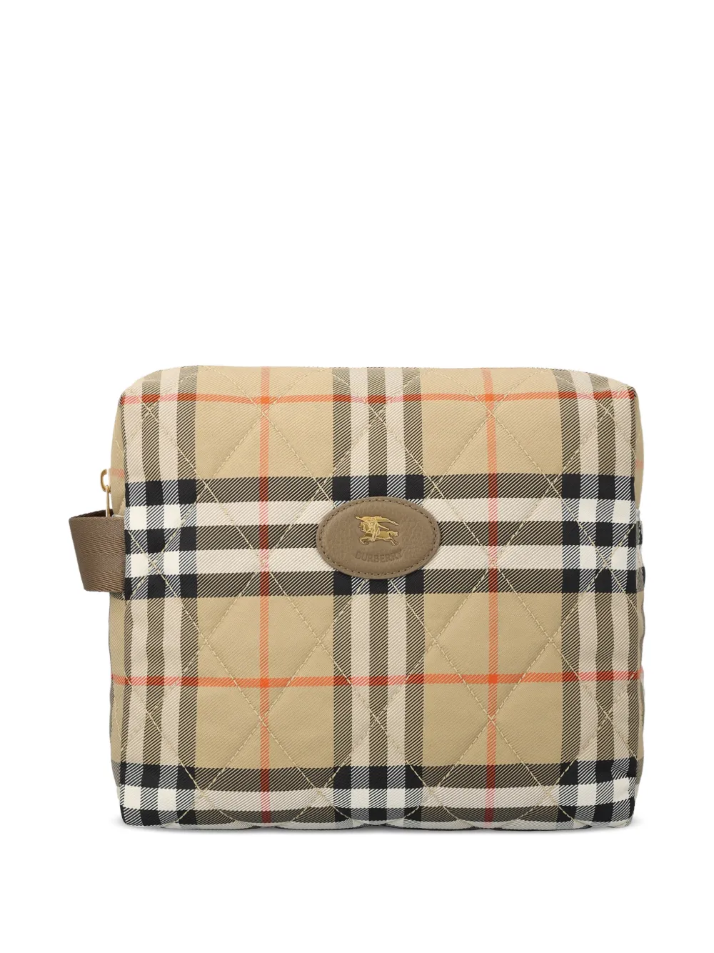 Burberry Kids quilted changing pouch - Toni neutri