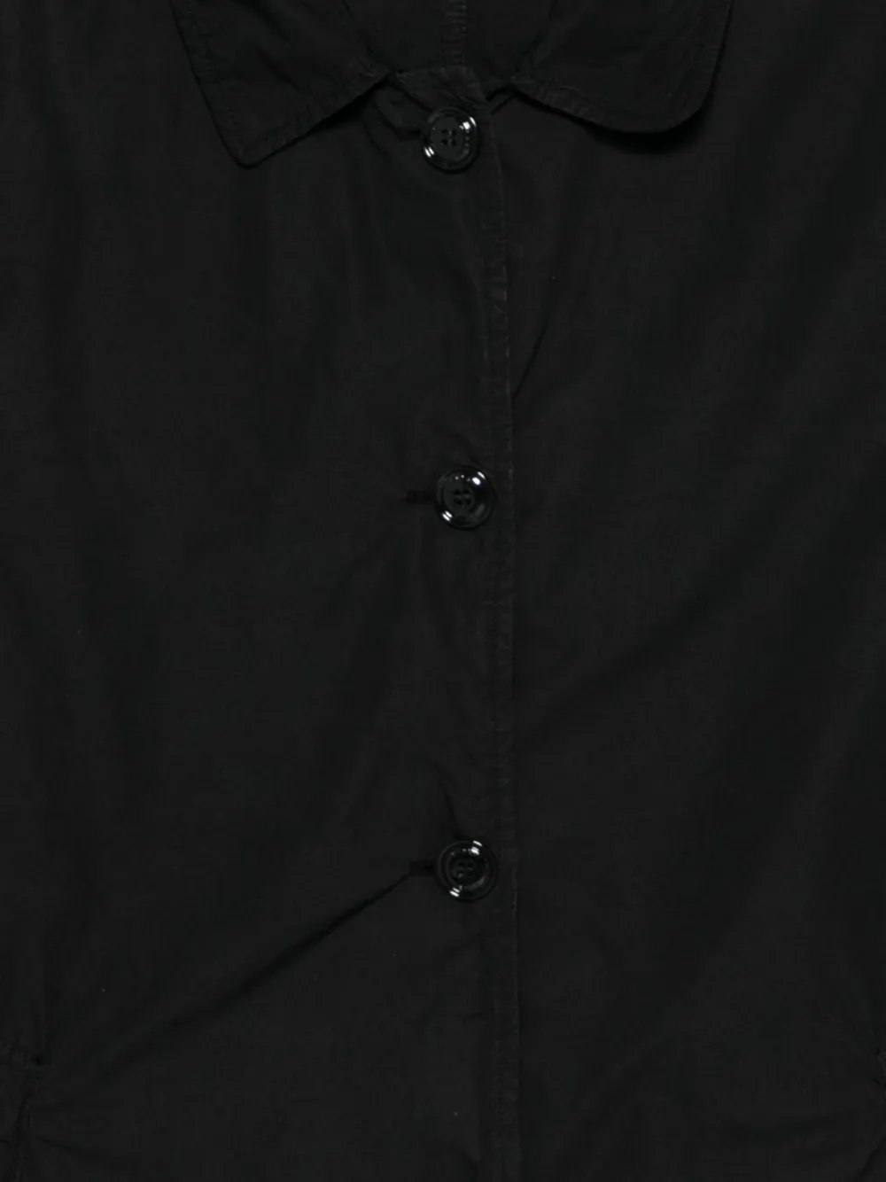  Aspesi Manteau à Simple Boutonnage - Noir 