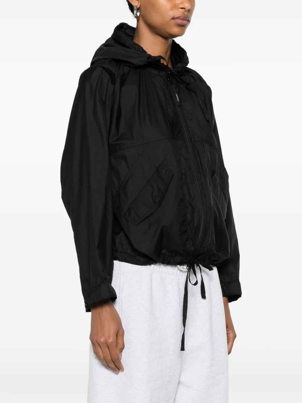 ASPESI Jas met capuchon Zwart