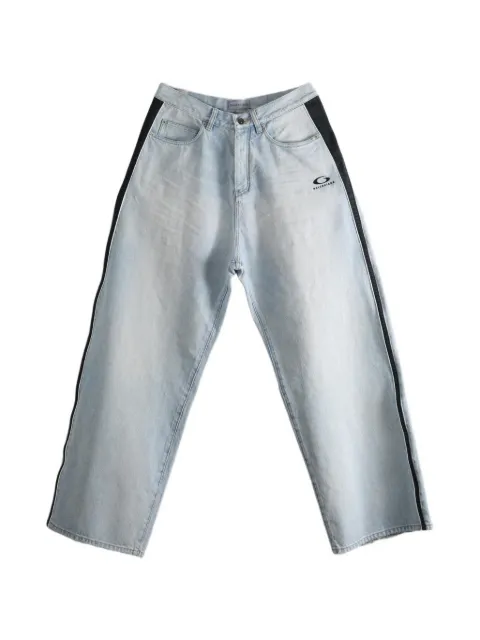 Balenciaga logo-print baggy jeans