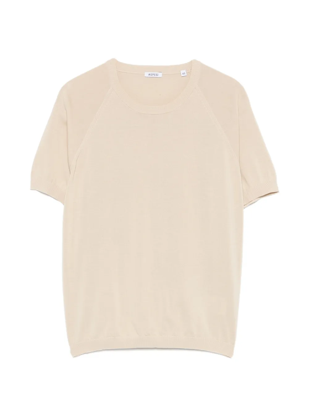 ASPESI raglan-sleeve top - Nude