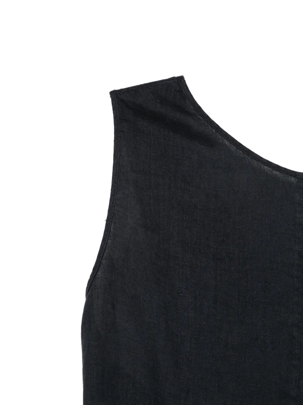 ASPESI Cut-out Tie-fastening Maxi Dress in Blue, view 3