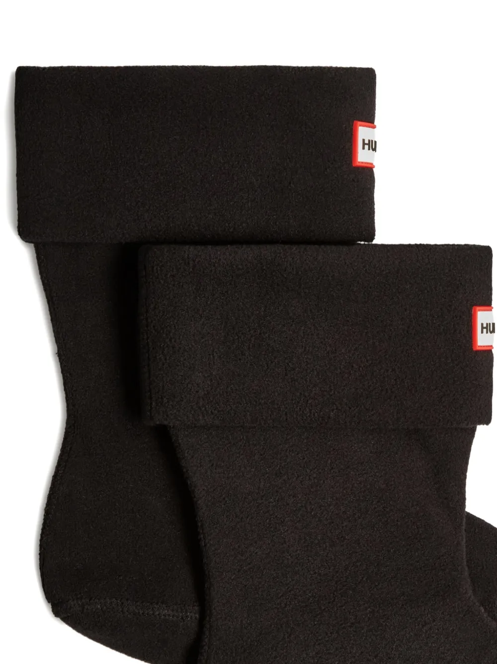 Hunter Sokken met fleece cuffs Zwart