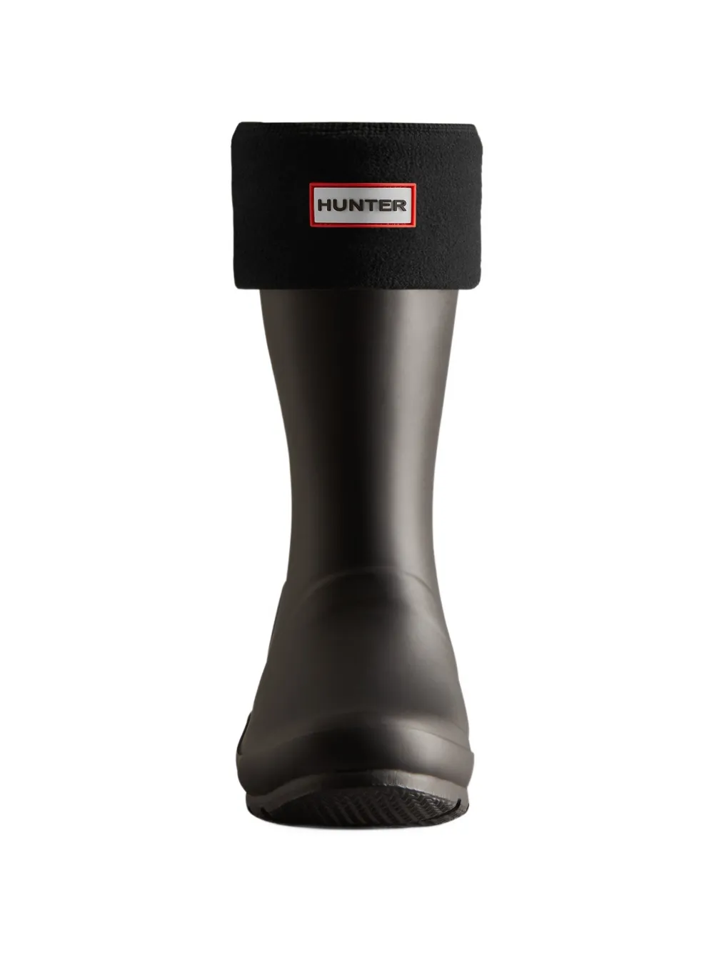 Hunter Sokken met fleece cuffs Zwart