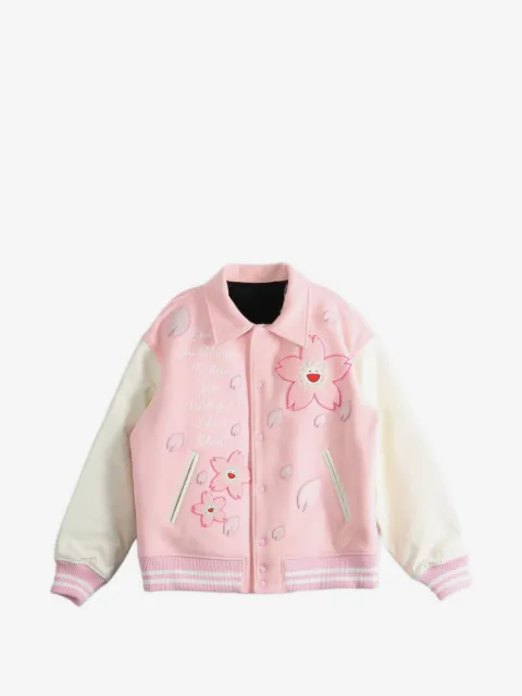 MONONOKE MADE Sakura-embroidered bomber jacket